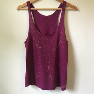 Billabong Purple Dreamcatcher Tank Top, Size Large